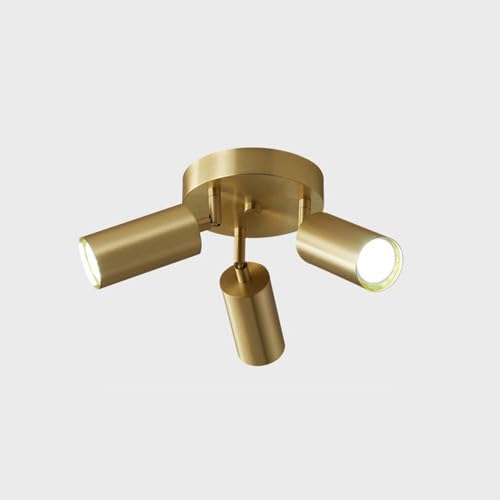 Spot encastré en cuivre E27 pour illuminer un couloir moderne
