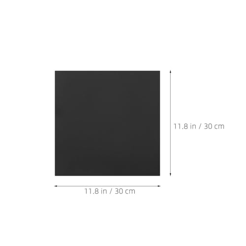 Plaque aluminium anodisé noir rigide et tôle gravable de 0,5 mm POPETPOP