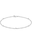 Elli Armband Damen Basic Filigran Kombinierbar mit Kristallen in 925 Sterling Silber