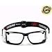 EVERSPORT Sports Goggles Protective Basketball Glasses Safety Goggles for Adults with Adjustable Strap for Basketball Football Volleyball Hockey Rugby 1606 (Black)