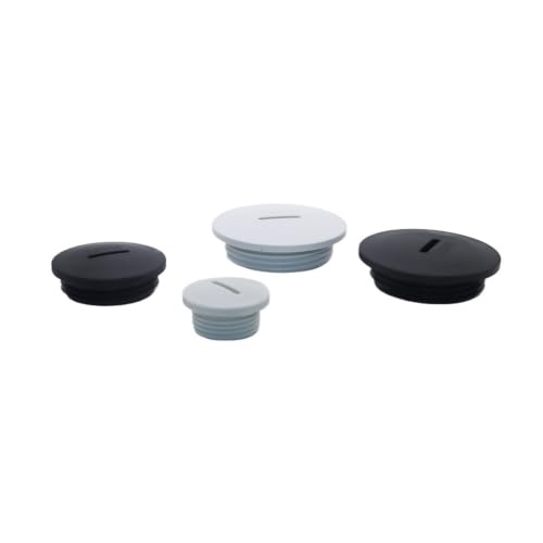 Tapa de orificio roscado M72 tapón de plástico impermeable IP68 con junta de goma 6
