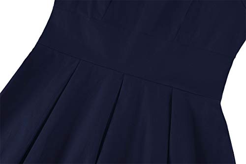 Image of MINTLIMIT Women's 1950s Retro Vintage Cocktail Party 3 /4 Sleeve Swing Dress