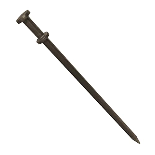Tentandtable Double Head Tent Stakes - Heavy Duty Steel Tent Stakes, Versatile Ground Spikes To Anchor Commercial Inflatables, Party Tents, And Outdoor Camping Shelters, 1 X 36 Inch, 4-Pack #TOP4