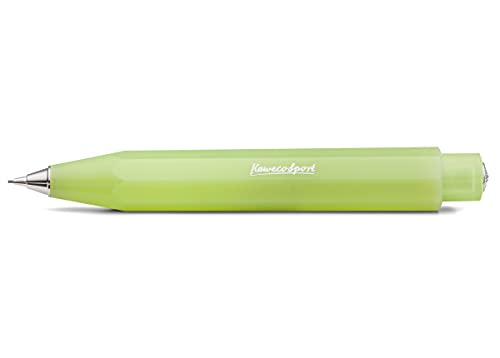 Porte-mine 0,7 mm Kaweco Frosted Sport Lime avec mécanisme rétractable précis
