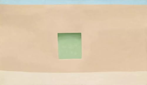 Affiche Georgia O’Keeffe Porte Verte 50x100cm impression couleur art abstrait sans cadre
