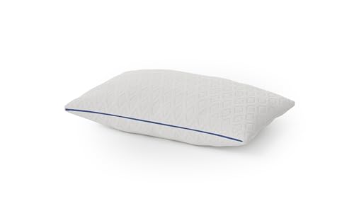 Helix ComfortAdjust Cooling Standard Pillow for Side, Back & Stomach Sleepers – Shredded Foam, Customizable Loft & Firmness, Cool-to-Touch Cover for Hot Sleepers & Neck Pain Relief