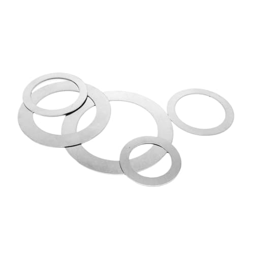 100/20X0.1�`1mm�� M2 M3 M4 M5 M6 M8�`M40�ɔ������K�X�P�b�g�����b�V���[ 304�X�e�����X�|(20pcs M25x35xThick,Thick 0.5mm)