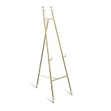 Nai-tripod Support Affiche en Métal Extérieur, Chevalet Affichage Sculpté Carré Support Réglable Bienvenue De Mariage sur Pied, comme Cadeaux pour Amoureux La Peinture (Size : 150cm)