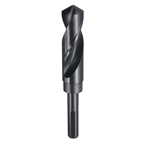 HARFINGTON 59/64" Drill Bit 1/2" Reduced Shank 3-Flat 4241 HSS 118°