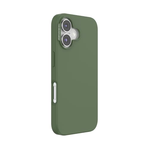 Image of PopSockets iPhone 16 Case Compatible with MagSafe, Phone Case for iPhone 16, Wireless Charging Compatible, Case Only, Cute Olive