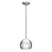 Access Lighting DecoBall 1-light Fluorescent 6-inch Brushed Steel Pendant - Silver