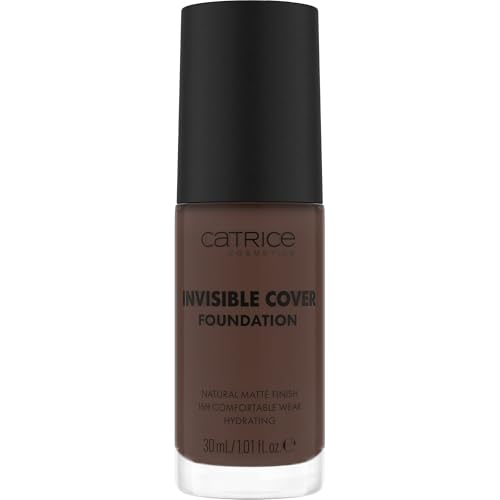 Catrice Cosmetics Base Invisible Cover, hidratar/humectar, de larga duración, matificante, natural, mate, 30 ml