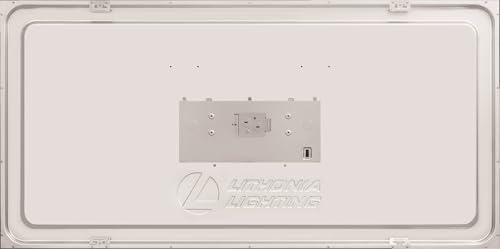 Lithonia Lighting CPANL 2x4 LED Flat Panel Light, 2 ft. by 4 ft. LED Light Panel, Ceiling Lighting Fixture, 3500K/4000K/5000K Switchable CCT, Includes Direct Ceiling Mount Bracket (2-Pack) by Lithonia Lighting - Used condition - Image 9