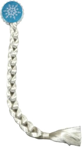 Kit Acessórios Frozen Elsa Com Trança Luvas Coroa E Varinha