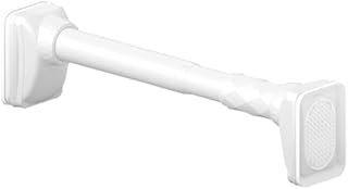 Adjustable Stainless Steel Shower ain Rod – No Drill Teon Pole for Bathroom, Kitchen, Closet, Window – Gray, 70-120cm, Easy Installat, Space-Saving Solut