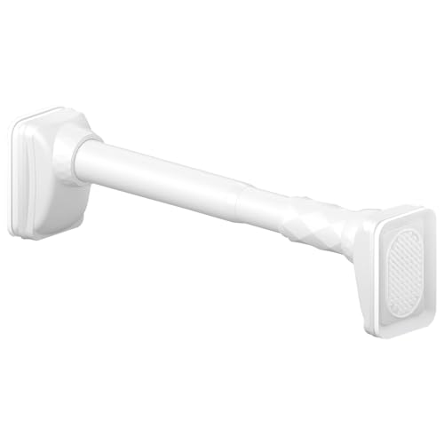 Tringle à rideau de douche extensible 70-120 cm gris pour placard de cuisine et salle de bain
