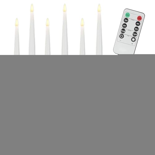 Velas sin llama elegantes: iluminación navideña de alta durabilidad y diseño estilizado 6