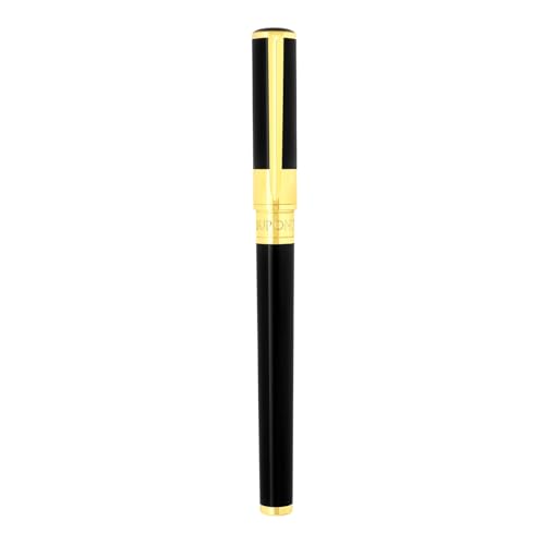 Roller Dupont Initial au bureau : sublimez vos prises de notes professionnelles en noir et or