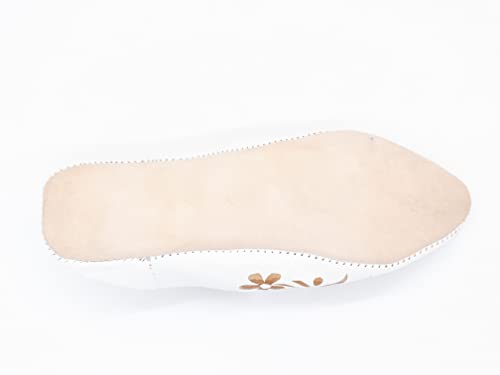 Generic Moroccan Babouche Slipper, Leather Slipper, Women Handmade Babouches Slippers Dyed With Natural Color thumb #2