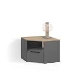 Livinity Lowboard Piave, Antracite/Sonoma, 68 x 50 cm