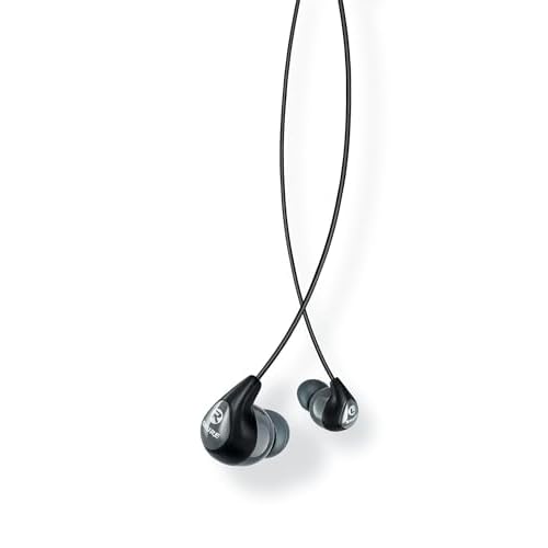 Shure SE112 Sound Isolating In-ear Ohrhörer, Schwarz/grau
