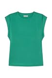 SPRINGFILED, Mujer, Camiseta Bordado Suizo Mangas, Green, S