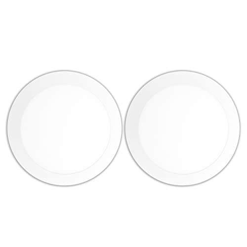 Image of Gesto 6W Round 4.5 Inch Ultra Slim LED Recessed False Ceiling Light for POP Coolday White-Pack of 2