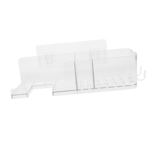 SOLUSTRE Hair Dryer Holder Wall-Mounted Storage Rack No Nail Strong Rust-Proof for Bedroom Bathroom Easy Install