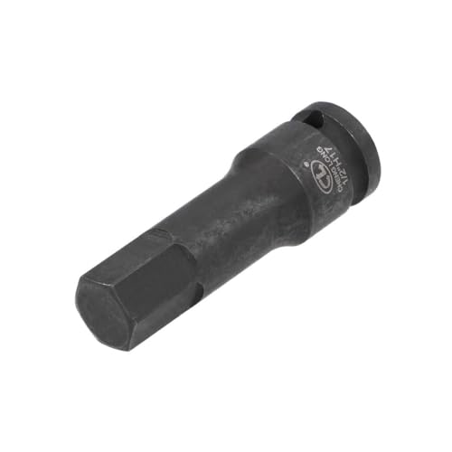 Image of TA-VIGOR Impact Hex Bit Socket, 1/2" Drive x H17 (17mm) Allen Key Socket, Premium CR-MO Steel Bits, Hex Bit with 78mm Length for Torque Wrench, Ratchet Wrench, Impact Power Drills