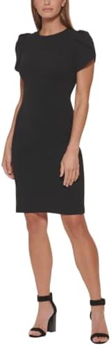 Calvin Klein Tulip Sleeve Floral Sheath