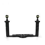 YaelHelens Underwater Camera Tray, Dual Handle Stabilizer, 7-13 Inch Adjustable Width, Compatible...