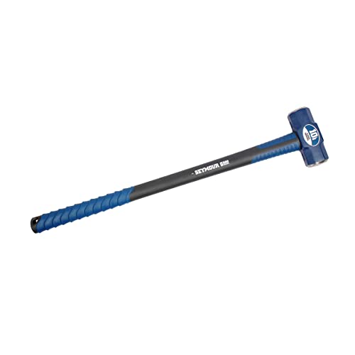 Seymour 41839 10 Lb Sledge Hammer - Spiral Anti-Slip Grip & Overstrike Protection - Fiberglass 36" Handle #TOP14