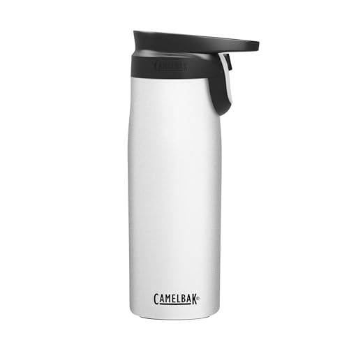 Gourde acier inoxydable CamelBak Forge Flow 20Oz isolation premium blanche