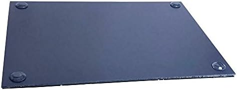 ProTech Large Crushed Diamond Crystal Filled Chopping Board, Used for Chopping, Cutting, Slicing Board for Kitchen Fruit, Vegetable, Silver Toughened Glass Kitchen Worktop Saver, Heat Resistant