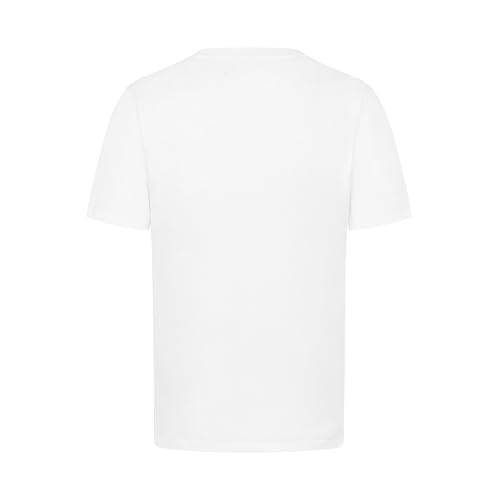 Mercedes AMG Petronas F1 Men's Tshirt with Large 3D Team Logo Execution - White - Size: S