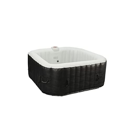 Acm Products B.v. Kf050 Spa Hinchable Blancoynegro, Adultos Unisex