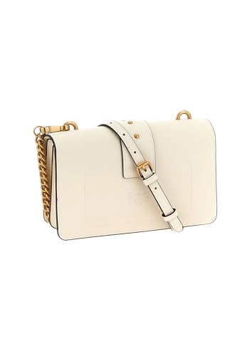 Pinko Torba love one mini pasek na ramię 101586 A0F1 Z14Q biała