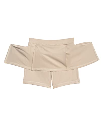 Izod Girls School Uniform Sensory-Friendly Pleated Scooter Skirt, Khaki, 4 Us #TOP1