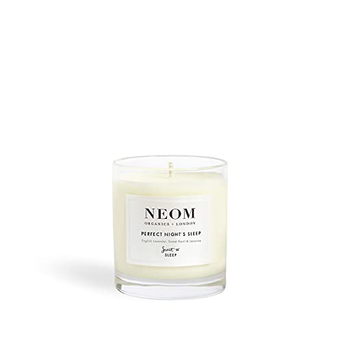 Neom- Perfect Night's Sleep Scented Candle, 1 Wick | Lavender & Jasmine | Essential Oil Aromatherapy Candle | Scent To Sleep #TOP2