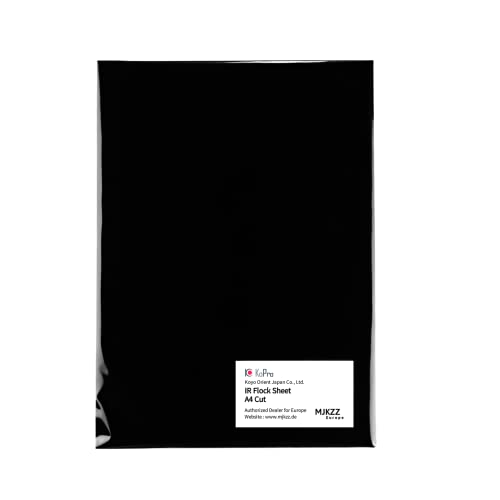 Musou Black Flock Film A4 pour fond de studio photo sans reflet