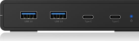 Station Dock USB 3.0 Type-A Type-C ICY BOX 13-en-1 multiprise PC PD 65 W
