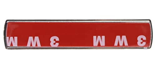 Image of 2Pc Sport Logo Emblem Badge Car Side Fender Sticker Nameplate Replacement for M Series Car (Black Silver)