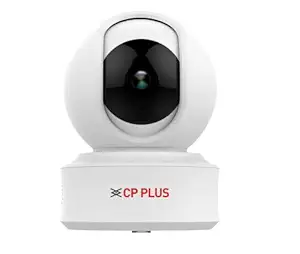 CP PLUS 2MP Full HD Smart Wi-fi CCTV Home Security Camera | 360 degree with Pan Tilt | 2Way Talk | Cloud Monitor | Motion Detect | Night Vision | Supports SD Card (Upto 128 GB), Alexa & Ok Google | CP-E21A