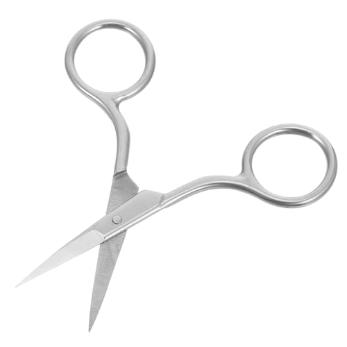 Ipetboom Professional-grade Scissors for Eyebrow Trimming Precision Stainless Steel Tool for Beauty Grooming