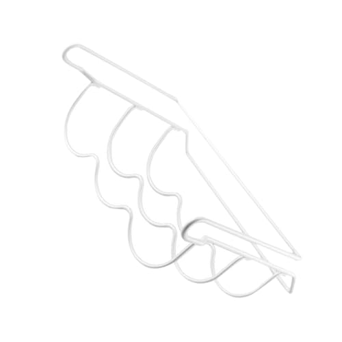 TOYZFRIENDY Estante Metálico para Botellas Organizador de Nevera para Cerveza y Vino Rack Blanco para Almacenamiento Cocina Diseño Compacto y Resistente de Hierro