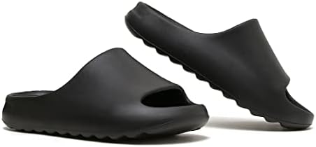 Unisex Pillow Slippers Slides for Women and Men, EVA Comfort Super Soft Quick Drying Rubber Shower Cloud Slides, Lightweight Spa Massage Summer Sandals for Adult Couples Indoor and Outdoor