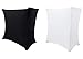 Rockville Black+White Scrim Covers For DJ Keyboard/Mixer/Controller X Stand