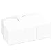 BEST PAPER GREETINGS 24-Pack Gable Boxes for Party Favors - White, 9.75 x 7 x 1.88 in - Durable Paper Favor Containers with Handles - Customizable White Treat Boxes for Weddings, Birthdays & Showers