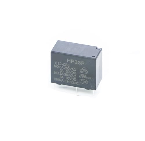 Relais HF33F-DC5V commande domotique pour l'activation sûre de petits moteurs 5A