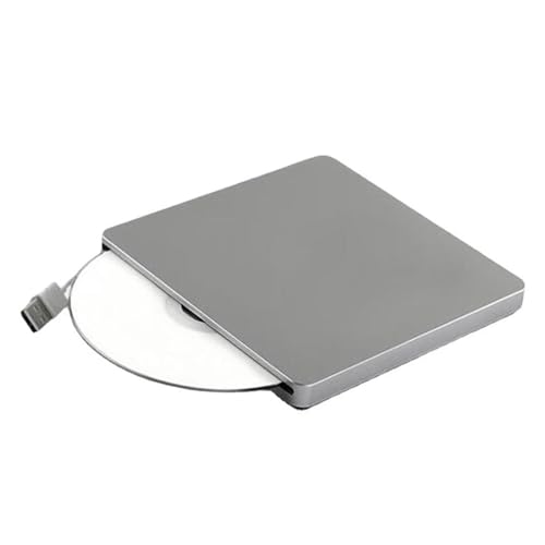 Lecteur DVD externe USB et Type-C silver pour ordinateur portable - 7
